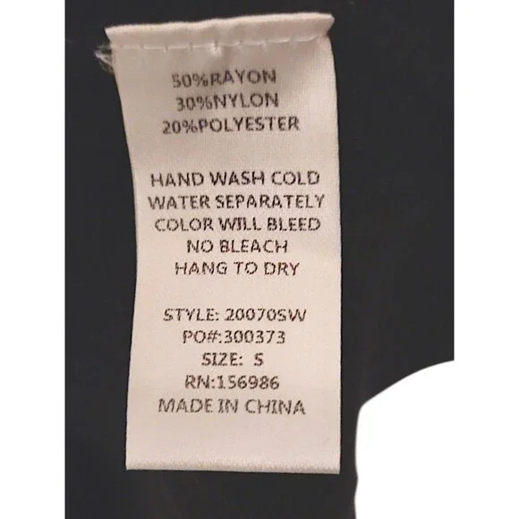 Idem Ditto Carter Belted Dress S Black Peplum Hem Long Sleeve Fall Sweater - Picture 4 of 5